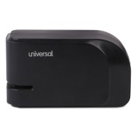 Universal Half‑Strip Electric Stapler 20‑Sheet Capacity Automatic Stapler with Staple Channel Release Button Black